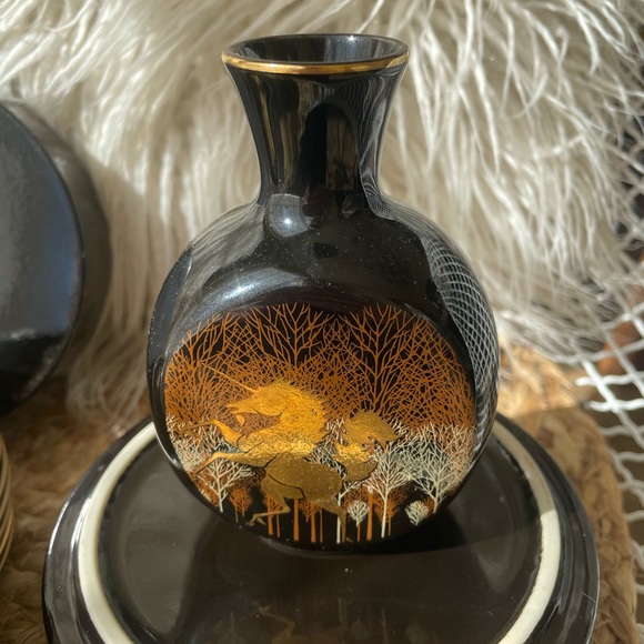 MCM • Retro • Otagiri Unicorn • Coasters • Bud Vase • Ashtray - Picture 5 of 6